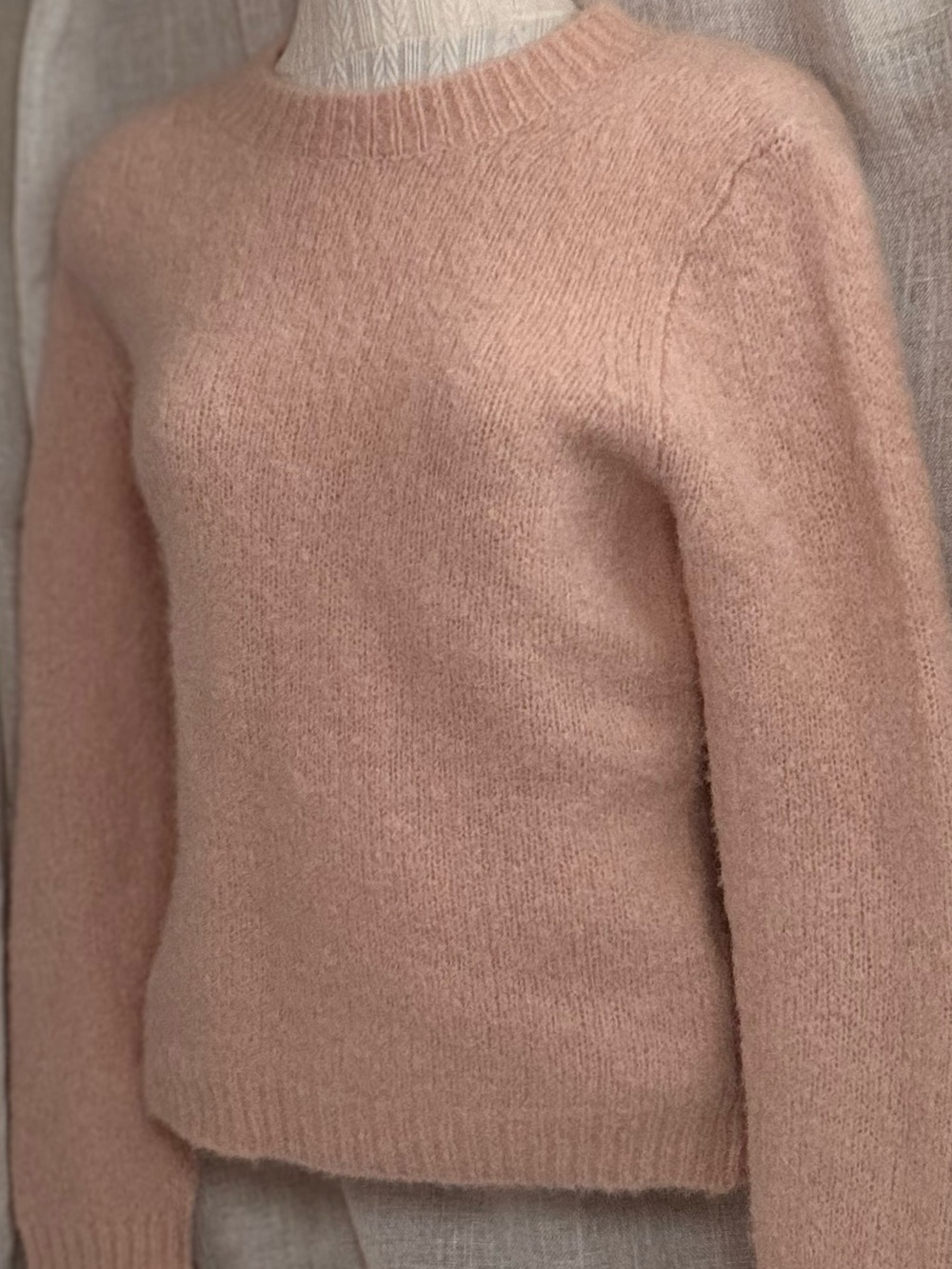 🌸 Point Sur Alpaca & Merino Blend Sweater • Blush Pink • Size Small